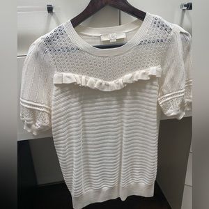 Loft barely worn knit short sleeve top